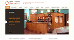 Desktop Screenshot of grandvisionoptometry.com